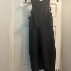 Do & Be Womens Black Lace Midi Dress Size Medium